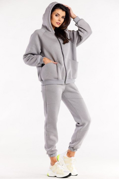 Spodnie Dresowe Model M325 Grey - Infinite You Spodnie Dresowe Model M325 Grey - Infinite You
