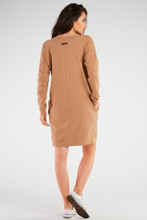 Sukienka Model M257 Beige - Infinite You Sukienka Model M257 Beige - Infinite You