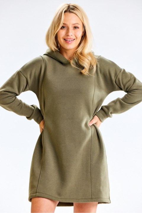 Sukienka Model M331 Khaki - Infinite You Sukienka Model M331 Khaki - Infinite You