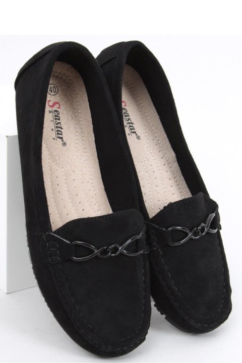 Mokasyny damskie SAGA BLACK - Inello Mokasyny damskie SAGA BLACK - Inello
