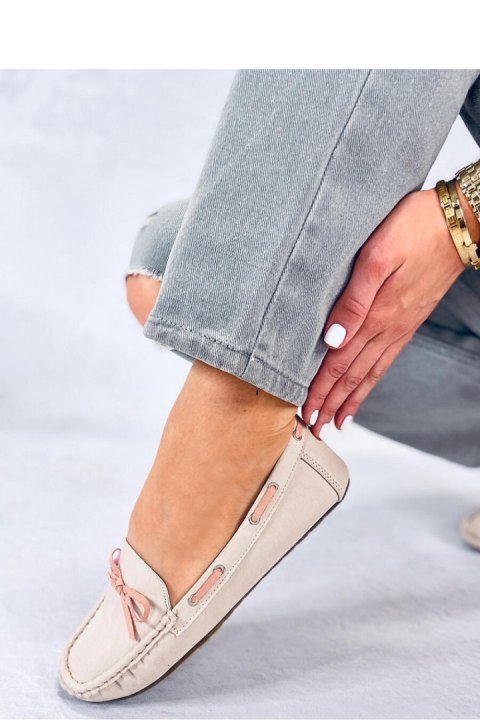 Mokasyny damskie klasyczne KAMILA BEIGE - Inello Mokasyny damskie klasyczne KAMILA BEIGE - Inello