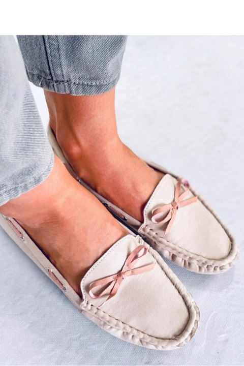 Mokasyny damskie klasyczne KAMILA BEIGE - Inello Mokasyny damskie klasyczne KAMILA BEIGE - Inello