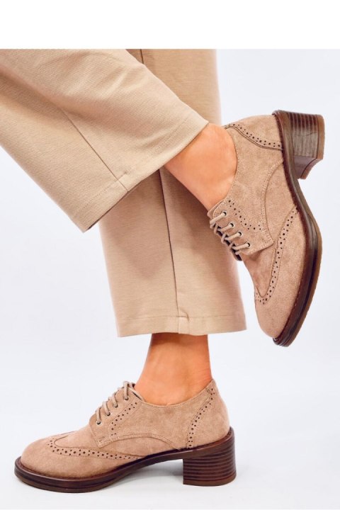 Mokasyny na obcasie VEDRA KHAKI - Inello Mokasyny na obcasie VEDRA KHAKI - Inello