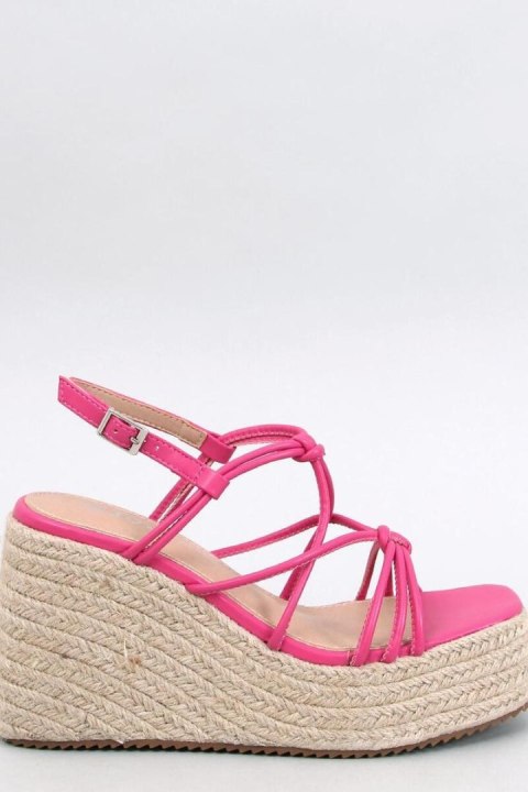 Sandałki espadryle na koturnie PASCAI FUKSJA - Inello Sandałki espadryle na koturnie PASCAI FUKSJA - Inello