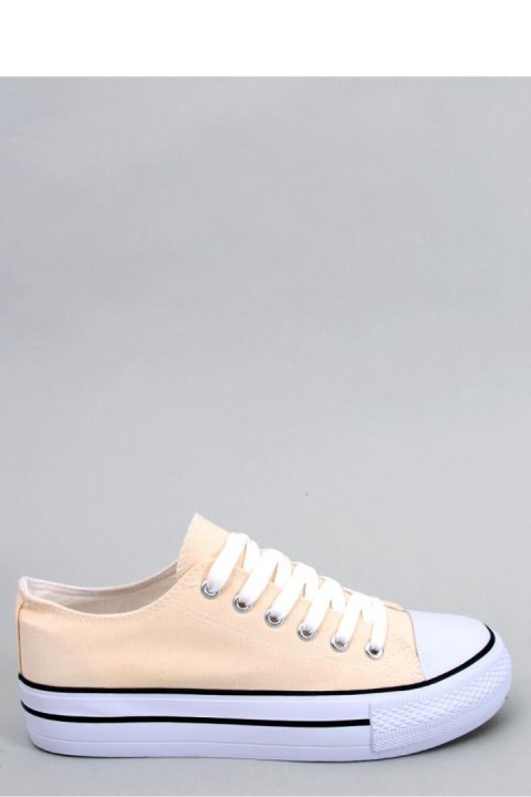 Trampki damskie klasyczne FARGIS BEIGE - Inello Trampki damskie klasyczne FARGIS BEIGE - Inello