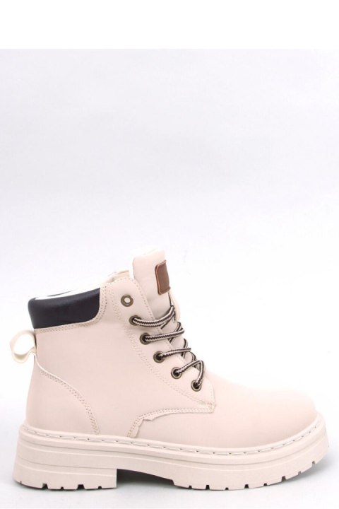 Traperki damskie timberki KELLERS BEIGE - Inello Traperki damskie timberki KELLERS BEIGE - Inello