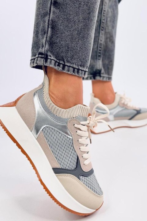 Buty sportowe damskie CORNET GREY - Inello Buty sportowe damskie CORNET GREY - Inello