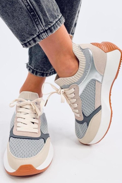 Buty sportowe damskie CORNET GREY - Inello Buty sportowe damskie CORNET GREY - Inello