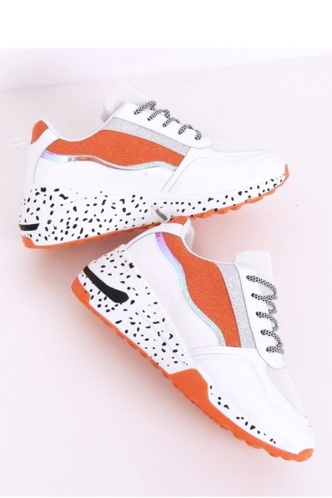 Buty sportowe damskie MILANO ORANGE - Inello Buty sportowe damskie MILANO ORANGE - Inello