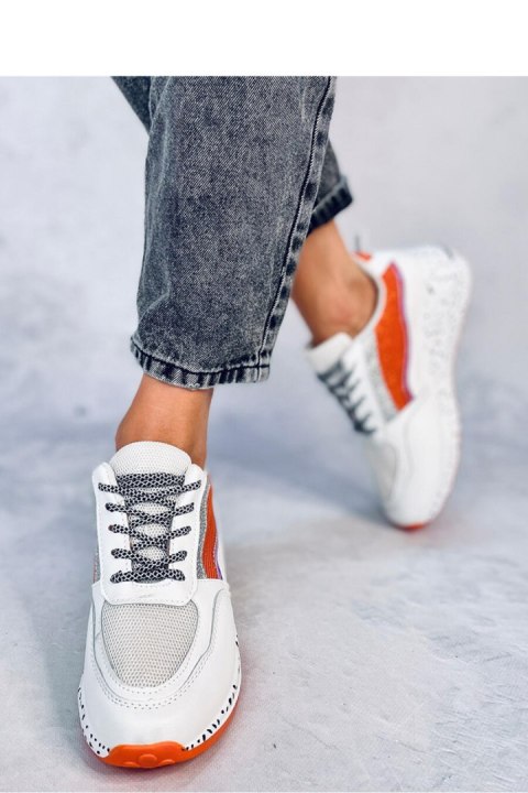 Buty sportowe damskie MILANO ORANGE - Inello Buty sportowe damskie MILANO ORANGE - Inello