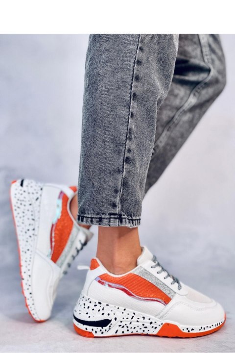 Buty sportowe damskie MILANO ORANGE - Inello Buty sportowe damskie MILANO ORANGE - Inello
