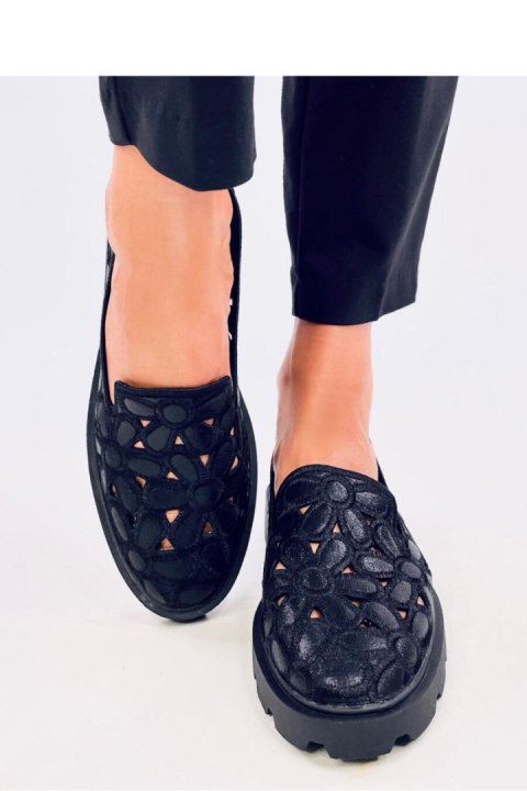 Mokasyny ażurowe REDONI BLACK - Inello Mokasyny ażurowe REDONI BLACK - Inello