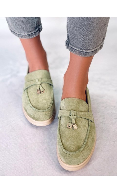 Mokasyny zamszowe OTTAVIA GREEN - Inello Mokasyny zamszowe OTTAVIA GREEN - Inello