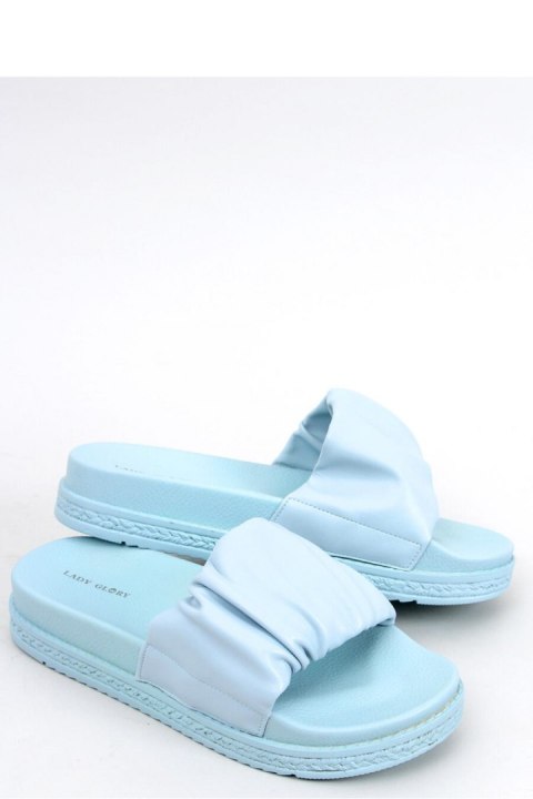 Sandał Klapki damskie ATISSA BLUE - Inello Sandał Klapki damskie ATISSA BLUE - Inello