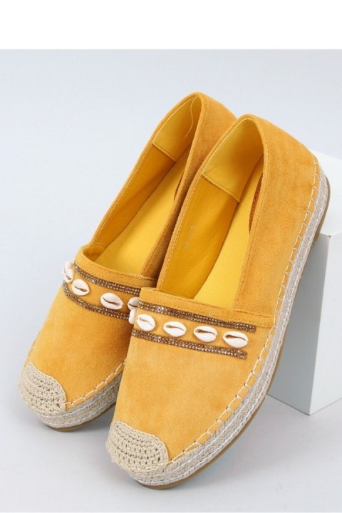 ESPADRYLE Z MUSZELKAMI MIODOWE 6771 YELLOW - Inello ESPADRYLE Z MUSZELKAMI MIODOWE 6771 YELLOW - Inello