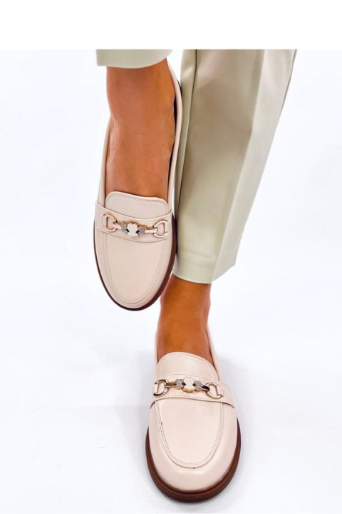 Mokasyny z misiami GRACESS BEIGE - Inello Mokasyny z misiami GRACESS BEIGE - Inello