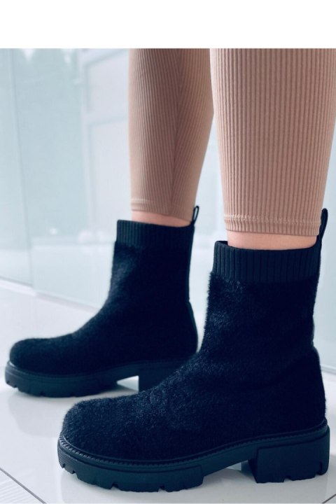 Botki skarpetkowe ROANNA BLACK - Inello Botki skarpetkowe ROANNA BLACK - Inello