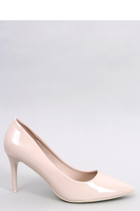 Czółenka na szpilce lakierowane CHARLOTTE BEIGE - Inello Czółenka na szpilce lakierowane CHARLOTTE BEIGE - Inello