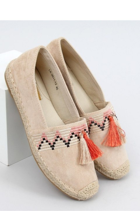 ESPADRYLE BOHO Z FRĘDZLEM BEŻOWE LX-3R11 BEIGE - Inello ESPADRYLE BOHO Z FRĘDZLEM BEŻOWE LX-3R11 BEIGE - Inello