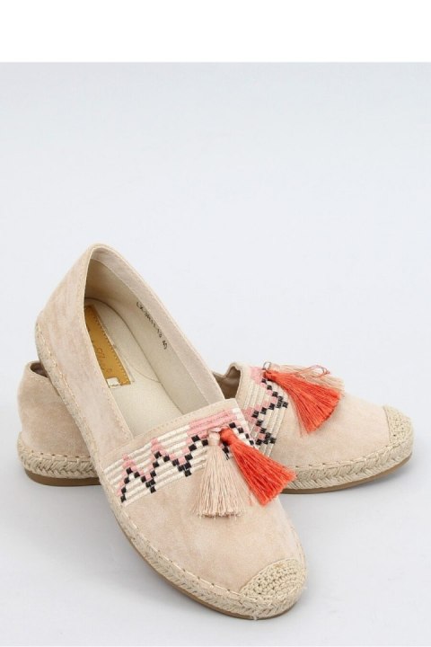 ESPADRYLE BOHO Z FRĘDZLEM BEŻOWE LX-3R11 BEIGE - Inello ESPADRYLE BOHO Z FRĘDZLEM BEŻOWE LX-3R11 BEIGE - Inello