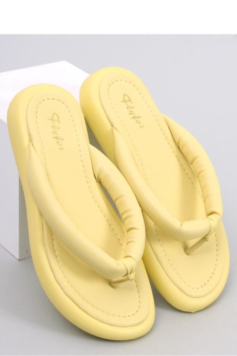 Sandał Japonki damskie CLIFF YELLOW - Inello Sandał Japonki damskie CLIFF YELLOW - Inello