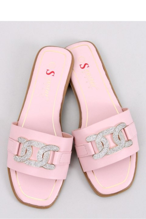 Sandał Klapki z cyrkoniami MILLE PINK - Inello Sandał Klapki z cyrkoniami MILLE PINK - Inello