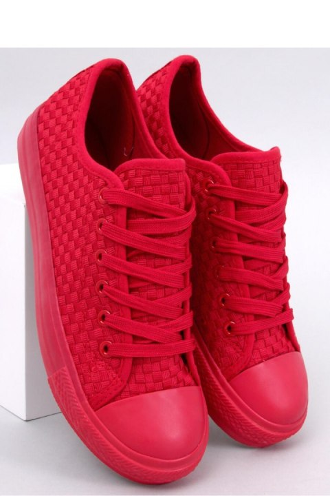 Trampki jednokolorowe SEARS RED - Inello Trampki jednokolorowe SEARS RED - Inello