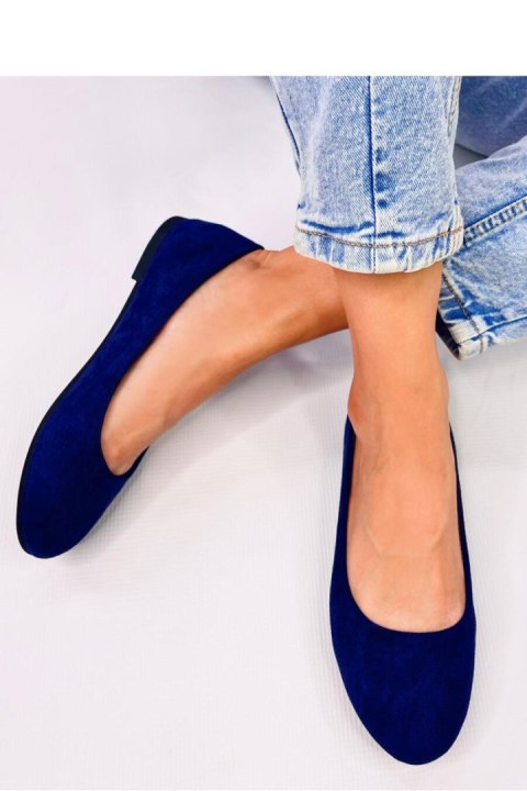 Baleriny klasyczne zamszowe SESSA BLUE - Inello Baleriny klasyczne zamszowe SESSA BLUE - Inello