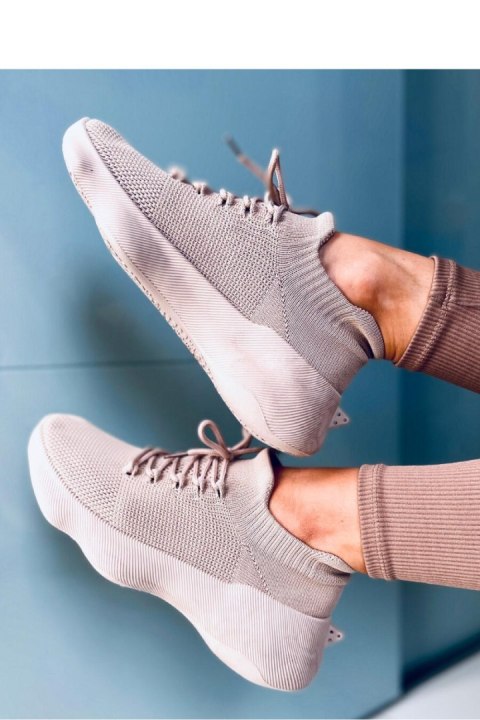 Skarpetkowe buty sportowe DESIRE KHAKI - Inello Skarpetkowe buty sportowe DESIRE KHAKI - Inello