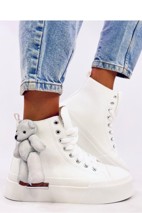 Trampki z misiem ROOKS WHITE - Inello Trampki z misiem ROOKS WHITE - Inello