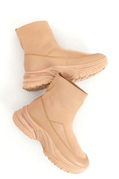 Buty sportowe skarpetkowe camel ZP03 CAMEL - Inello Buty sportowe skarpetkowe camel ZP03 CAMEL - Inello