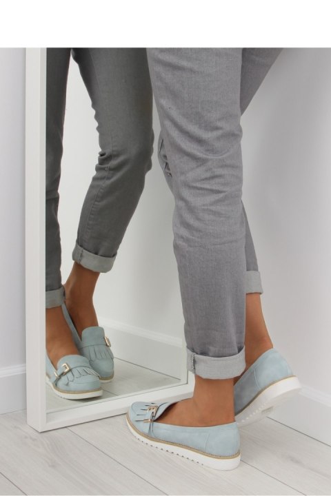 MOKASYNY DAMSKIE NIEBIESKIE 7210 BLUE - Inello MOKASYNY DAMSKIE NIEBIESKIE 7210 BLUE - Inello