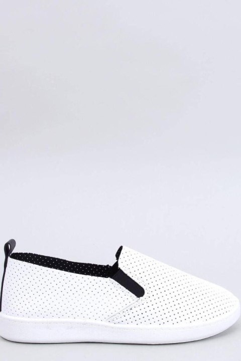 Tenisówki slip-on JOUSSE WHITE/BLACK - Inello Tenisówki slip-on JOUSSE WHITE/BLACK - Inello