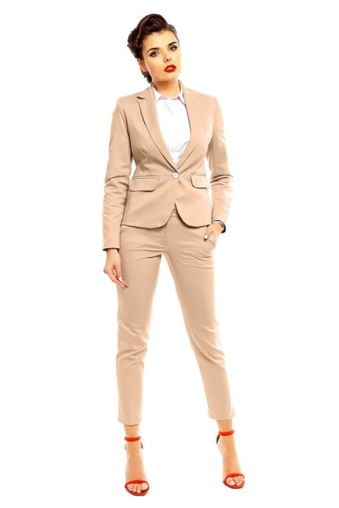 Spodnie Damskie Model 08 Beige - Cabba Spodnie Damskie Model 08 Beige - Cabba