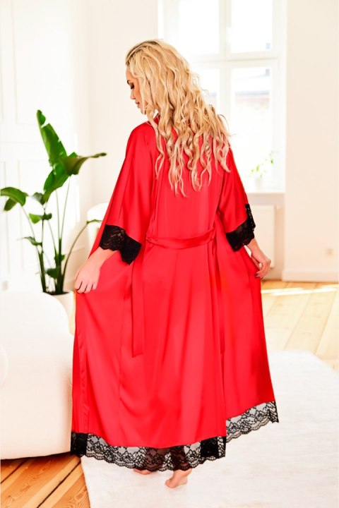 Szlafrok Podomka Model Sumatra satyna Red - Kalimo Szlafrok Podomka Model Sumatra satyna Red - Kalimo