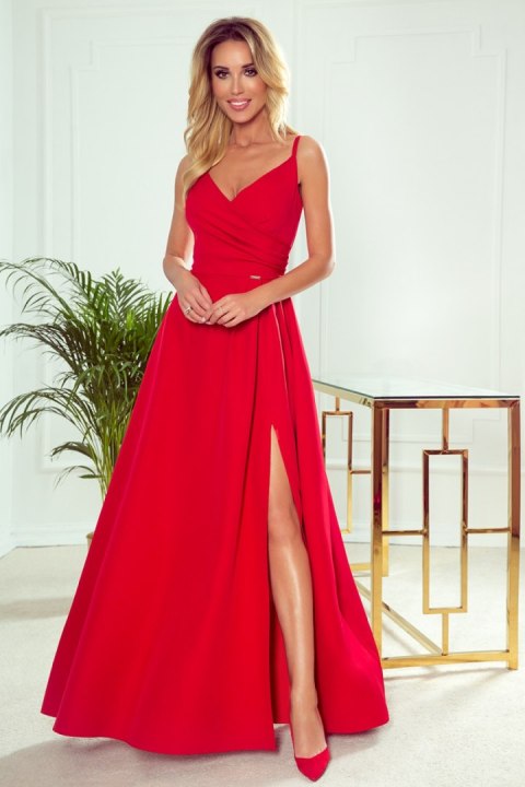 Sukienka Model Chiara 299-1 Red - Numoco Sukienka Model Chiara 299-1 Red - Numoco