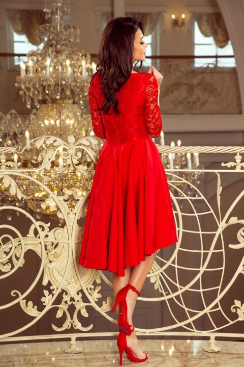 Sukienka Model Nicolle 210-6 Red - Numoco Sukienka Model Nicolle 210-6 Red - Numoco