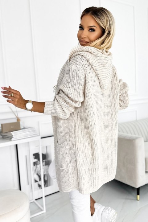 Sweter Kardigan Model 488-1 Beige - Numoco Hurtownia odzieży on-line, moda damska, bielizna i obuwie dla kobiet - Matterhorn.pl Sweter Kardigan Model 488-1 Beige - Numoco Hurtownia odzieży on-line, moda damska, bielizna i obuwie dla kobiet - Matterhorn.pl