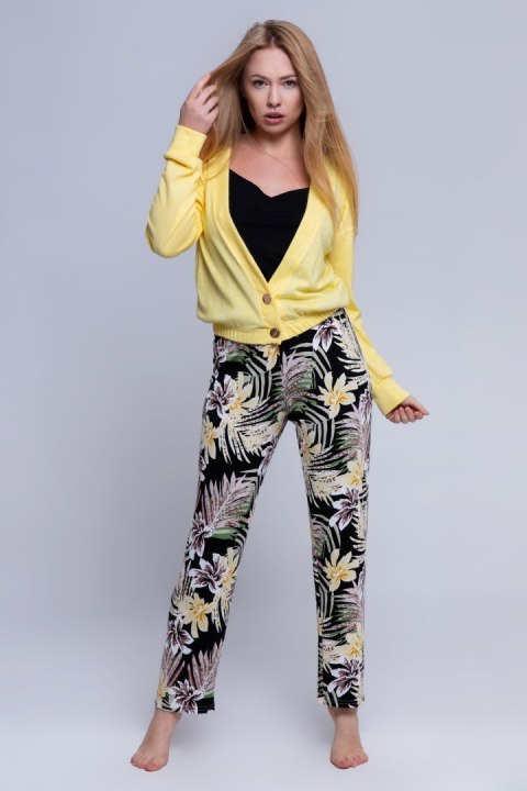 Sweter Kardigan Model Marika Yellow - Sensis Sweter Kardigan Model Marika Yellow - Sensis
