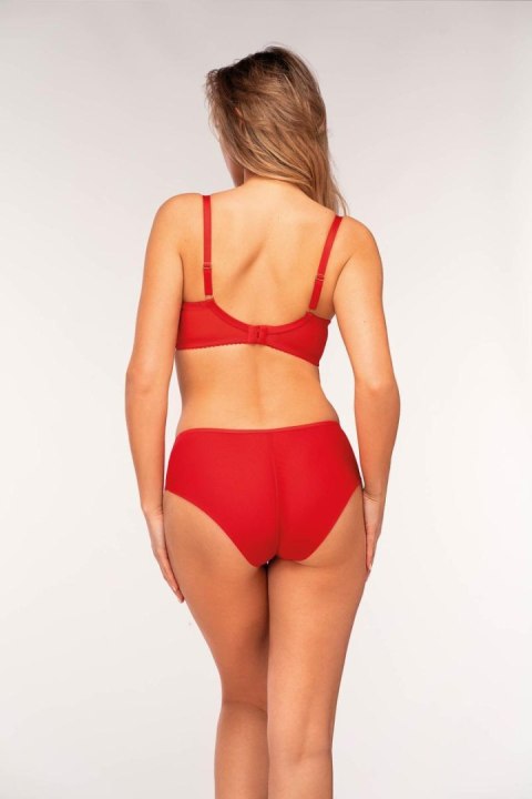 Biustonosz push up Biustonosz Usztywniany Model Juliet Full Cup Red - Unikat Biustonosz push up Biustonosz Usztywniany Model Juliet Full Cup Red - Unikat