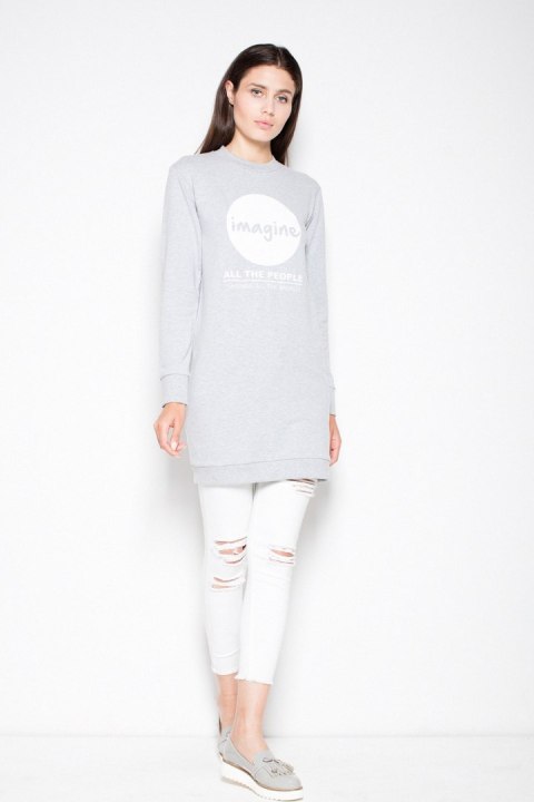 Bluza Damska Model VT015 Grey - Venaton Bluza Damska Model VT015 Grey - Venaton