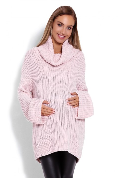 Golf Ciążowy Model 70012C Powder Pink - PeeKaBoo Golf Ciążowy Model 70012C Powder Pink - PeeKaBoo