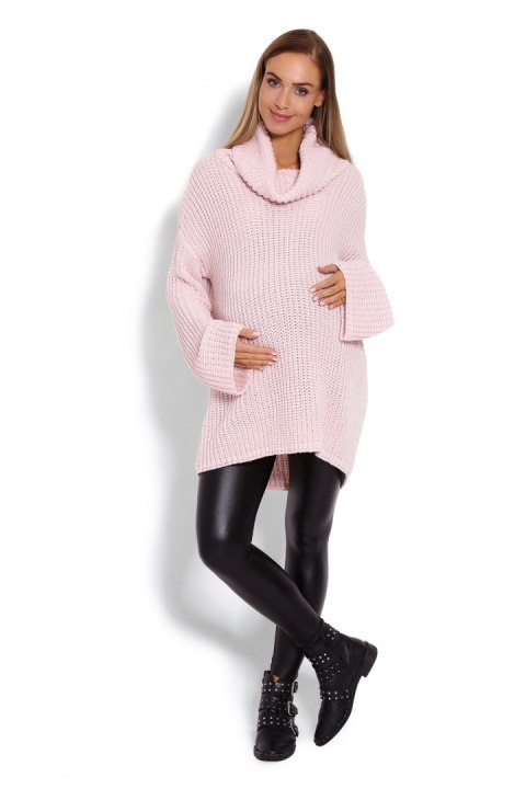Golf Ciążowy Model 70012C Powder Pink - PeeKaBoo Golf Ciążowy Model 70012C Powder Pink - PeeKaBoo