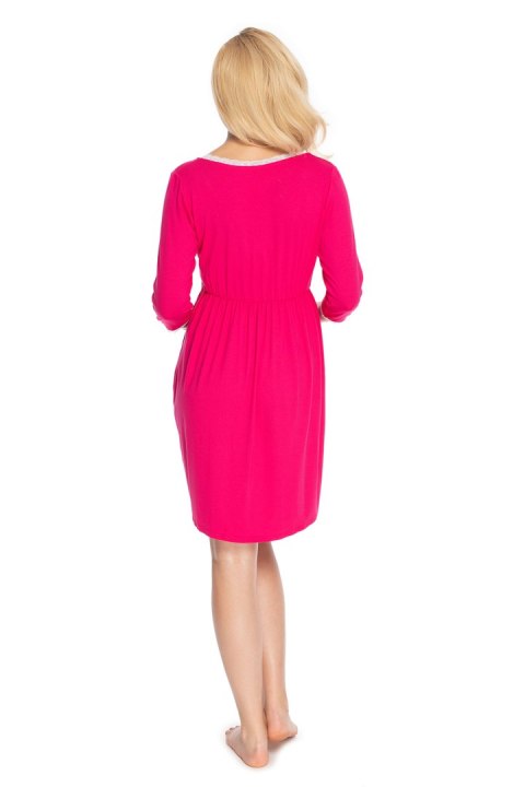 Koszulka nocna Koszula Nocna Ciążowa Model 0178 Fuksja - PeeKaBoo Koszulka nocna Koszula Nocna Ciążowa Model 0178 Fuksja - PeeKaBoo