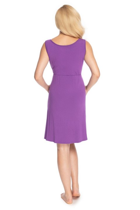 Koszulka nocna Koszula Nocna Ciążowa Model 0179 Violet - PeeKaBoo Koszulka nocna Koszula Nocna Ciążowa Model 0179 Violet - PeeKaBoo