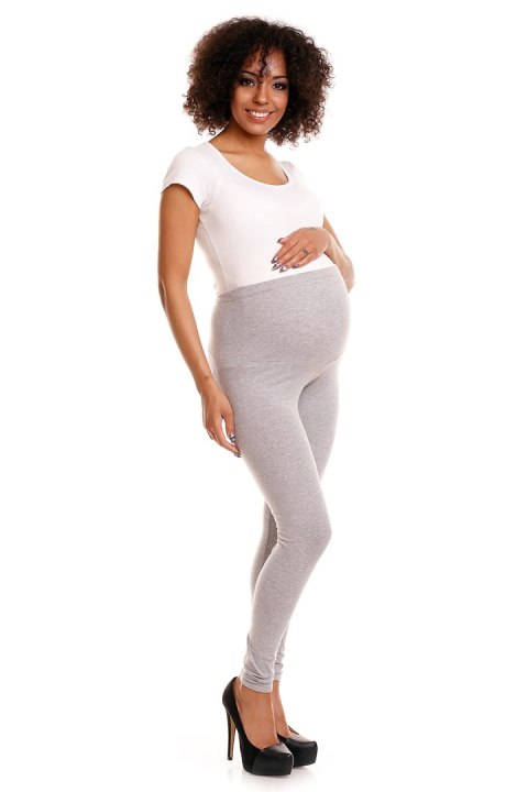 Legginsy Ciążowe Model 1469B Grey - PeeKaBoo Legginsy Ciążowe Model 1469B Grey - PeeKaBoo