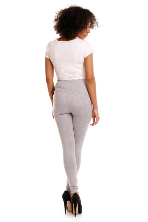 Legginsy Ciążowe Model 1469B Grey - PeeKaBoo Legginsy Ciążowe Model 1469B Grey - PeeKaBoo