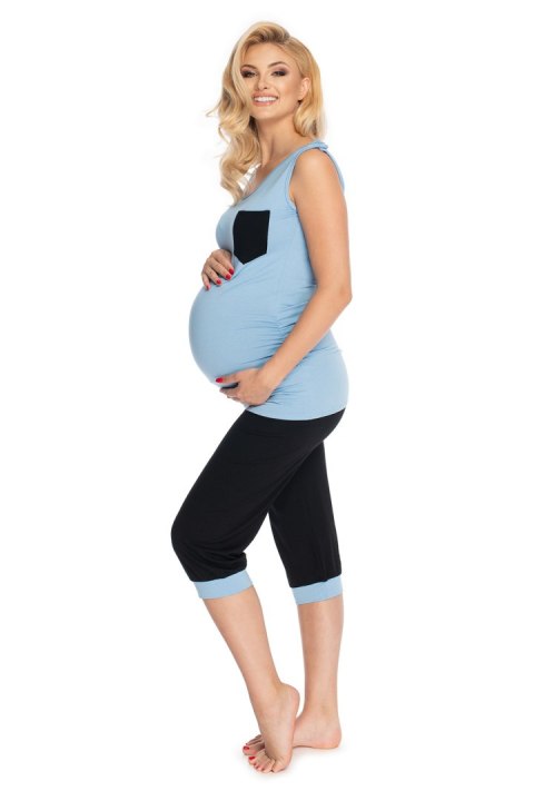 Piżama Damska Model 0177 Błękit - PeeKaBoo Piżama Damska Model 0177 Błękit - PeeKaBoo