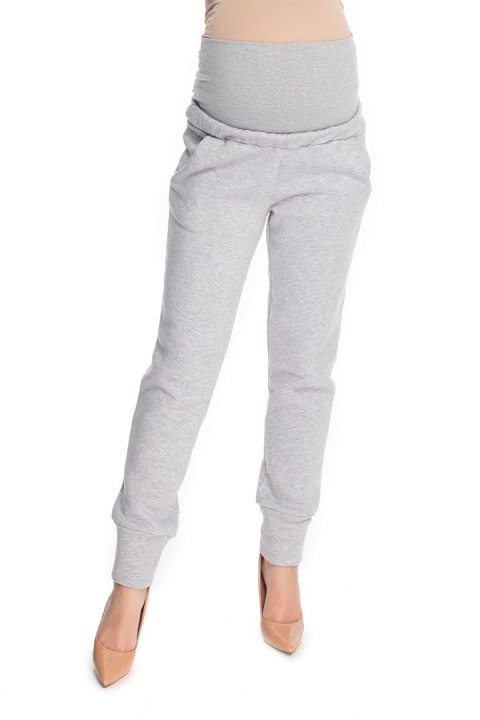 Spodnie Ciążowe Model 0173 Grey - PeeKaBoo Spodnie Ciążowe Model 0173 Grey - PeeKaBoo