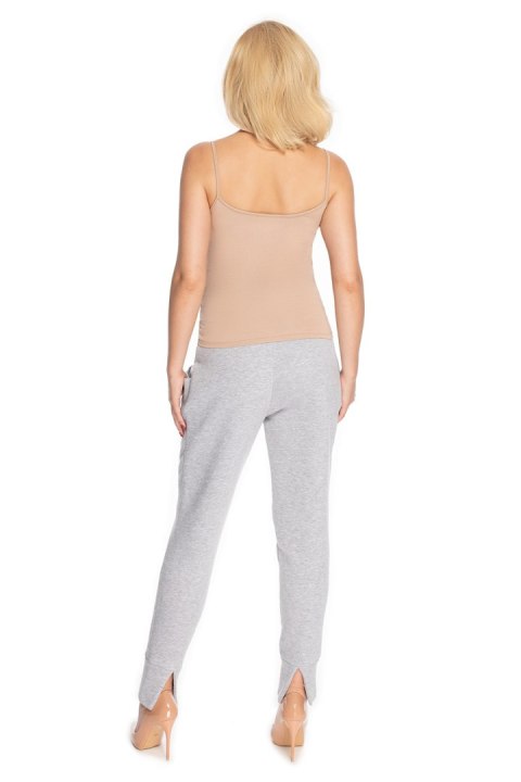 Spodnie Ciążowe Model 0175 Grey - PeeKaBoo Spodnie Ciążowe Model 0175 Grey - PeeKaBoo